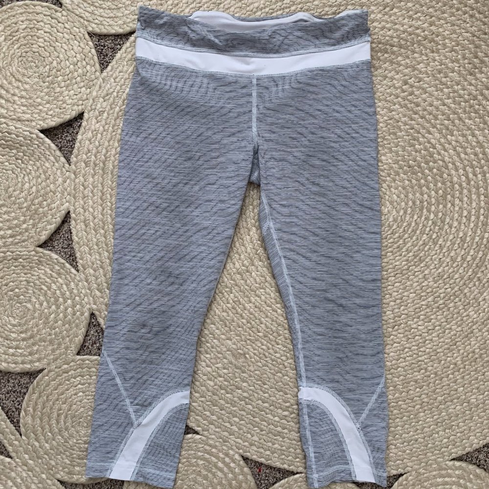 Lululemon Striped Capri Size 8